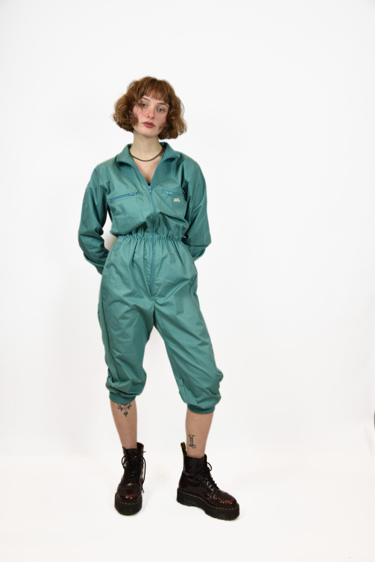 Vintage Pak, jumpsuit- blauw