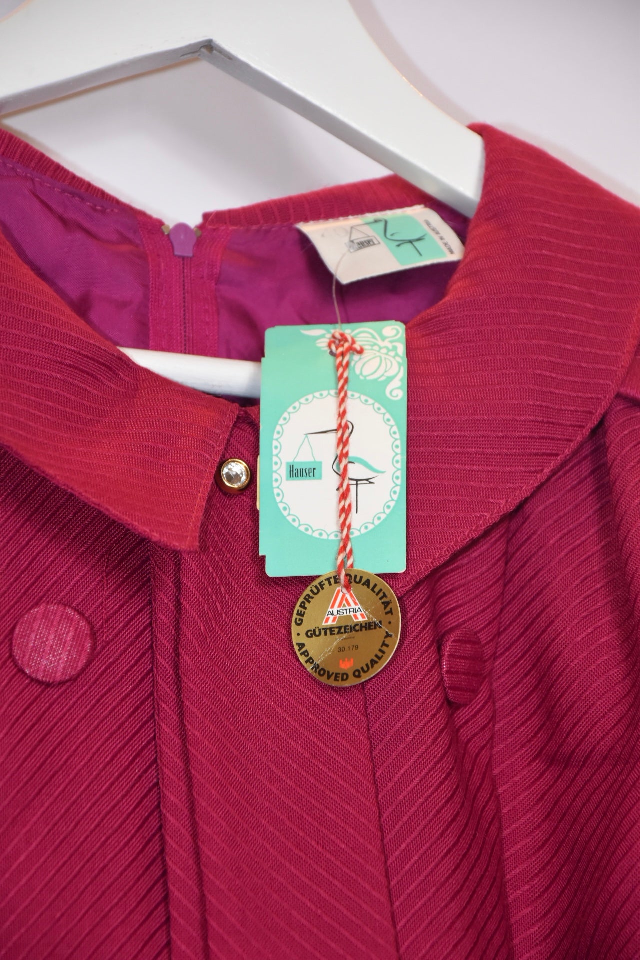 60s Deadstock jurk met zakken