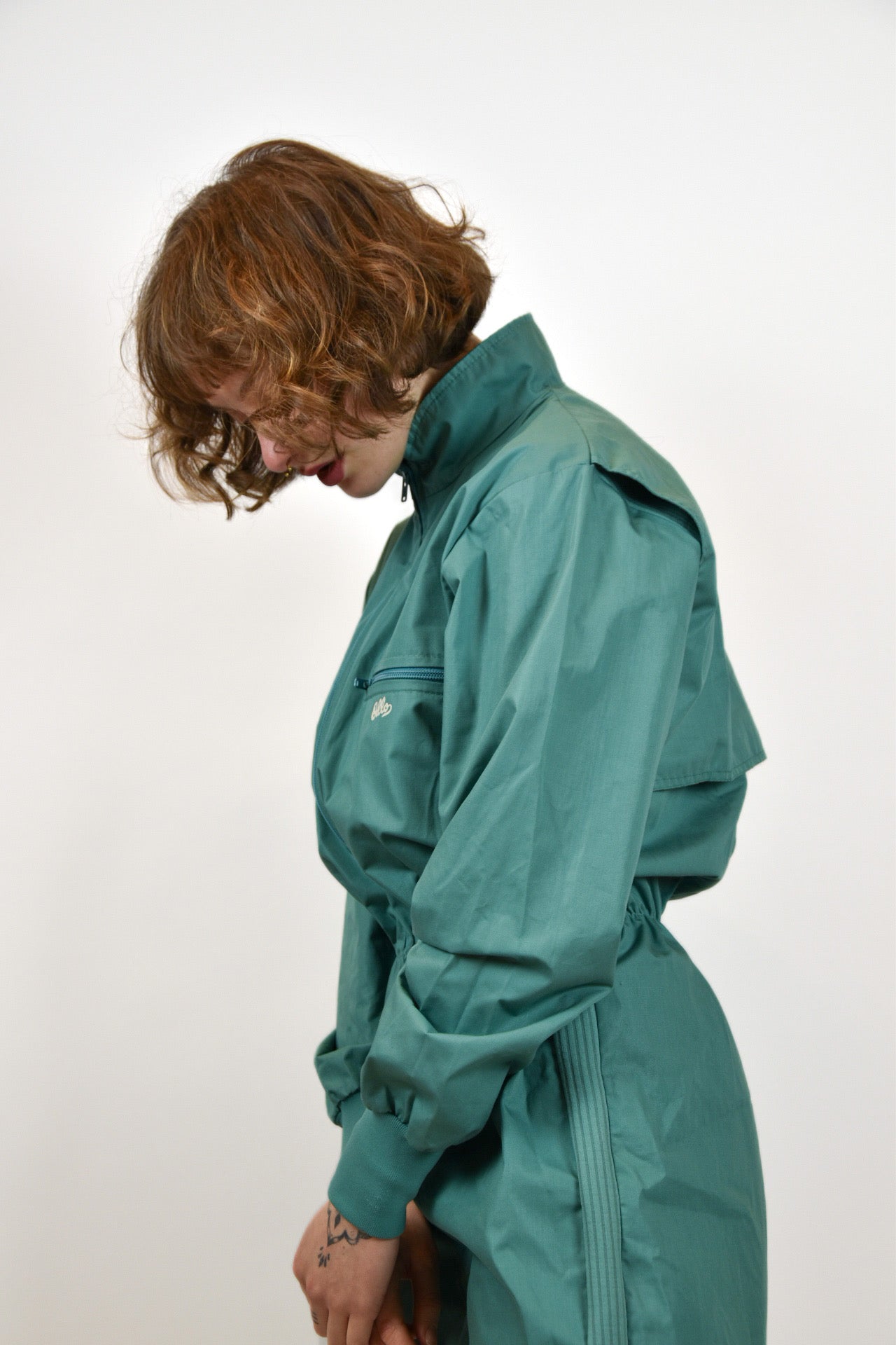 Vintage Pak, jumpsuit- blauw