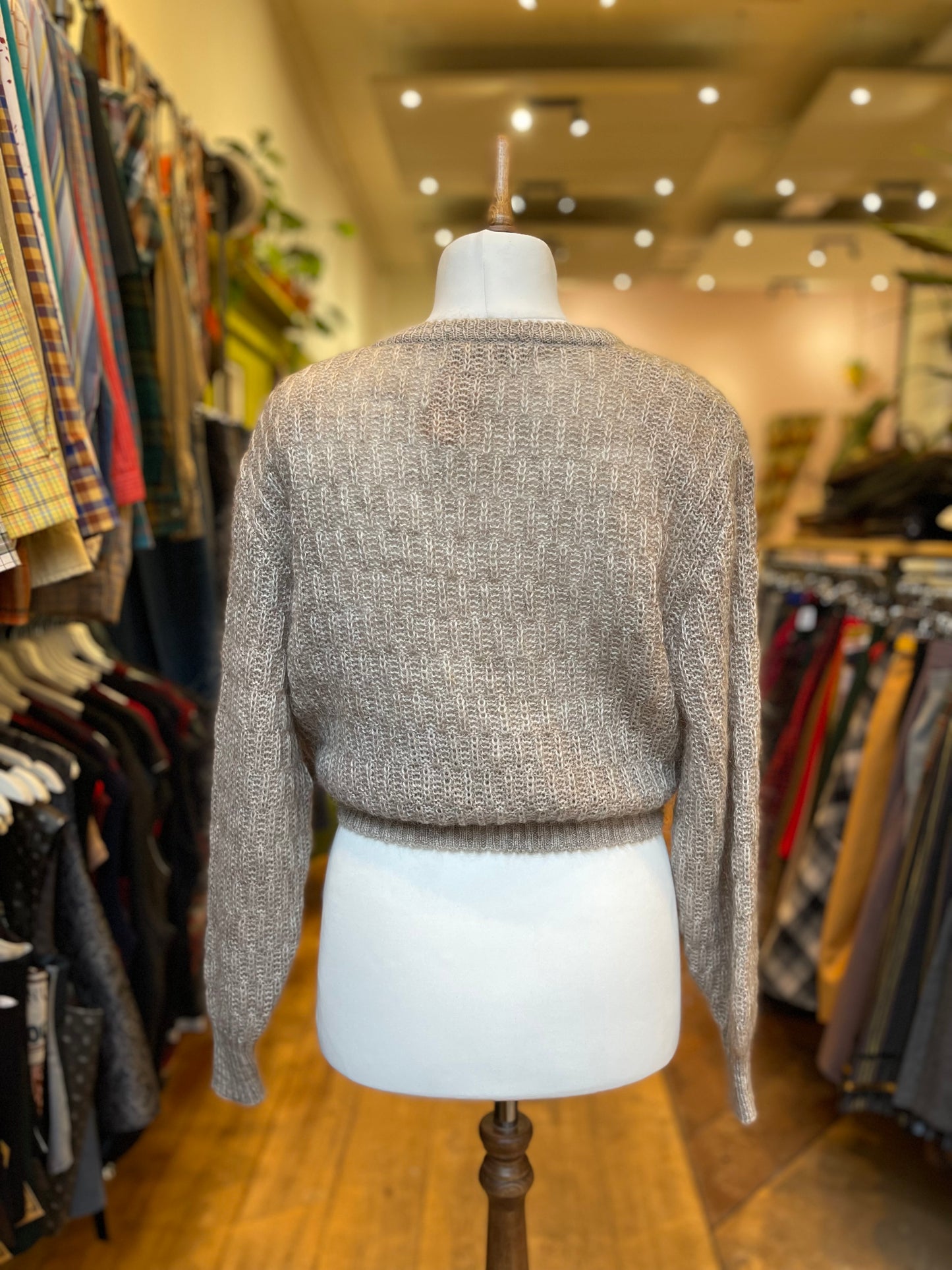 Double breasted vest mohairblend
