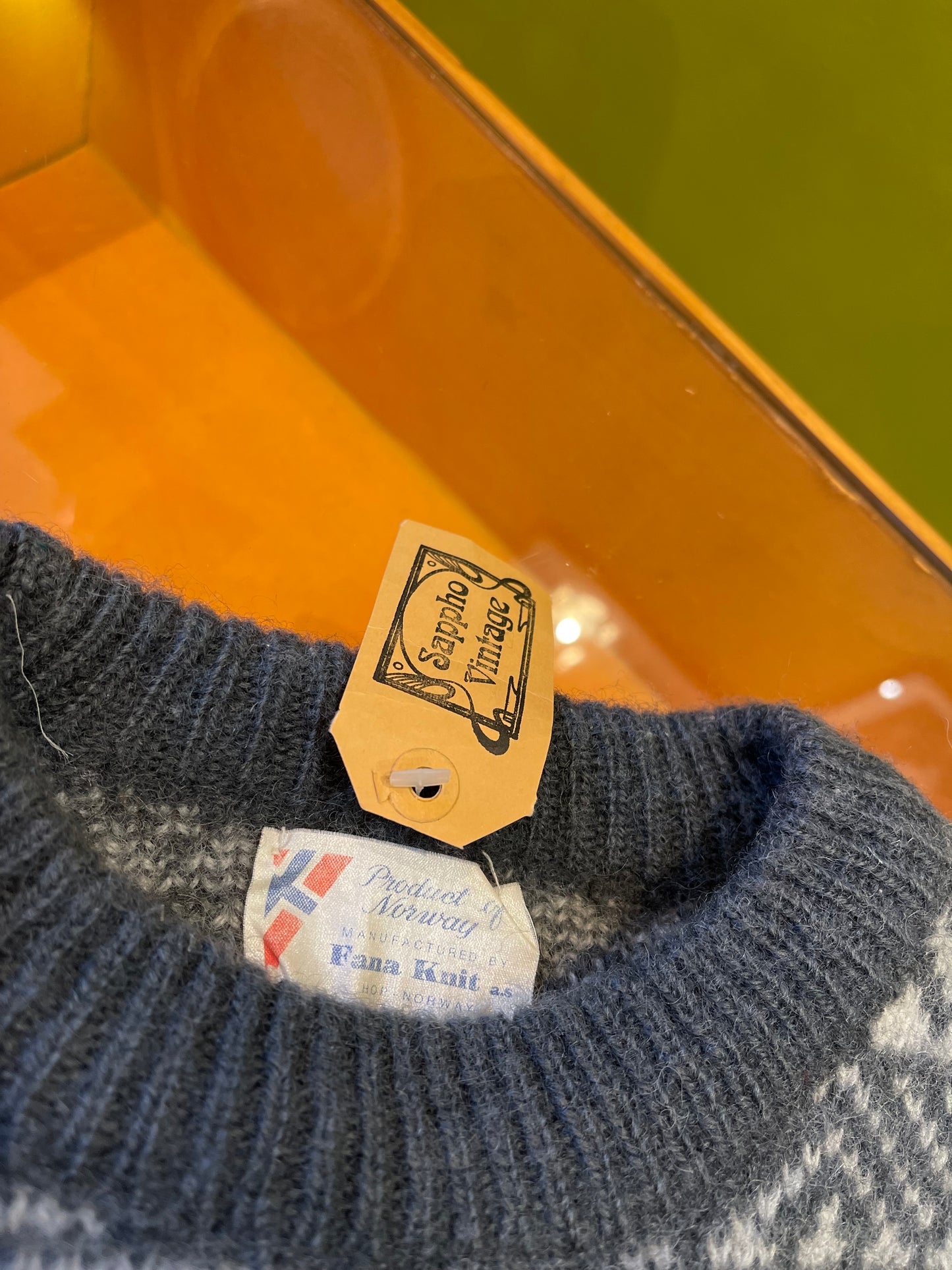 Wollen ijsbeer trui