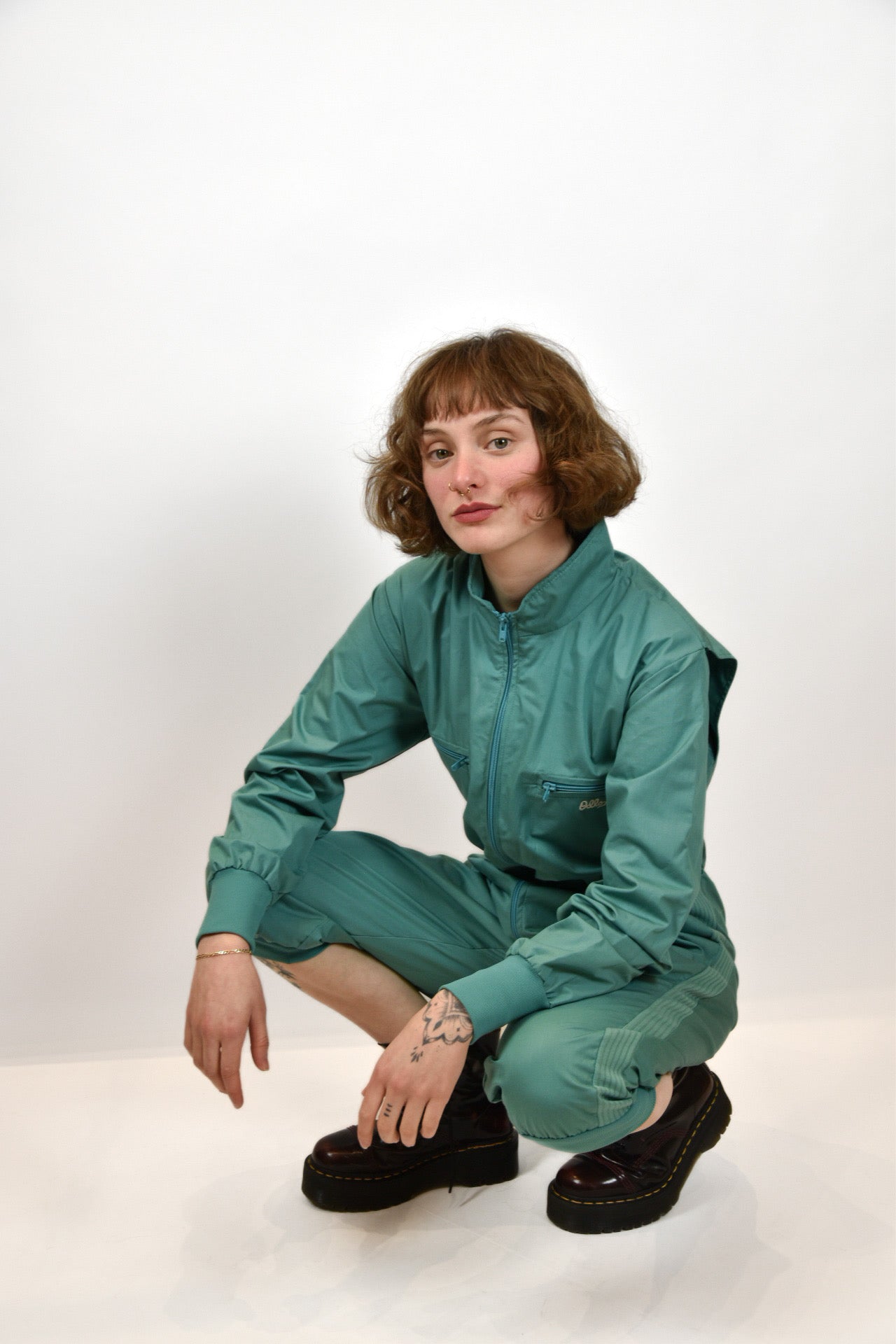 Vintage Pak, jumpsuit- blauw
